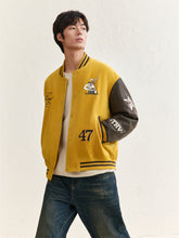 Men's Contrast Color Embroidery Jacket
